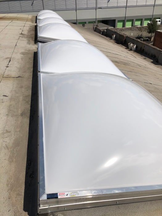 Acrylic Industrial Dome Skylights
